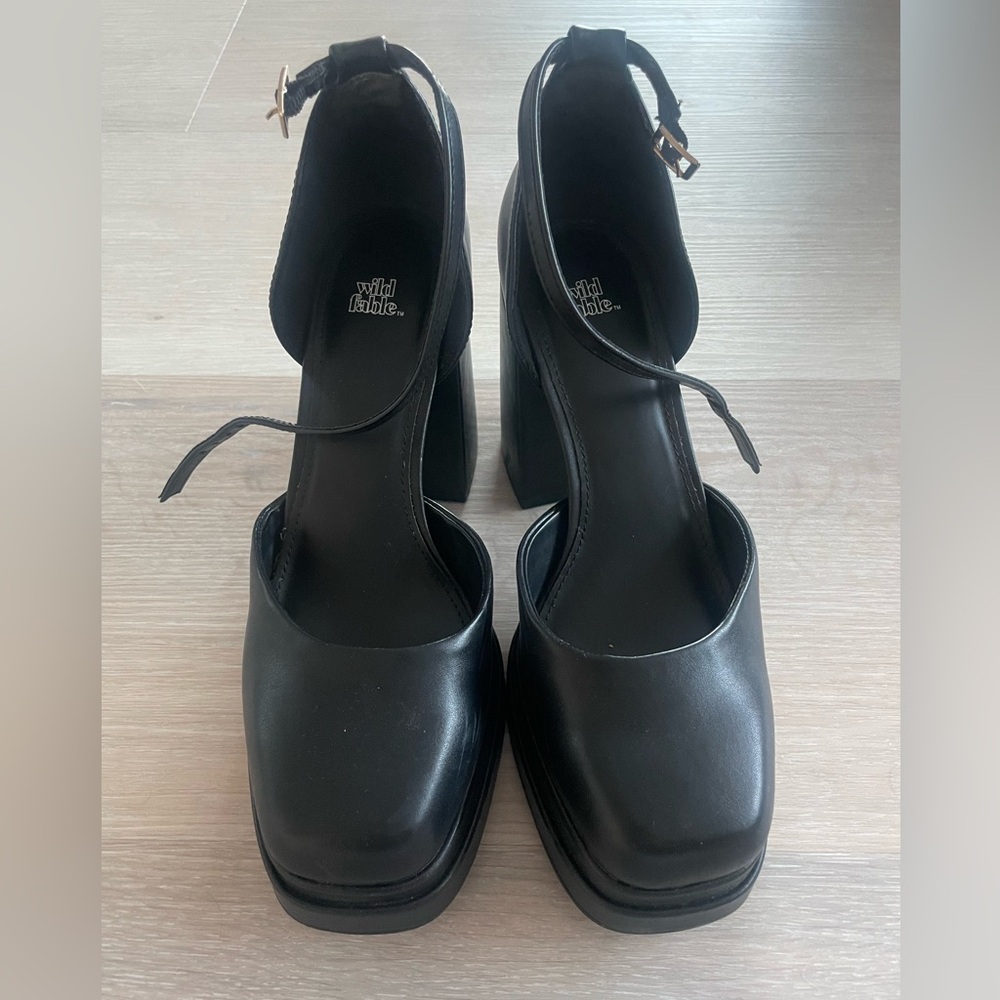Target Platform Closed Toe Sandals